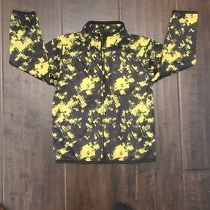 Zipper front lightly insulated shirt